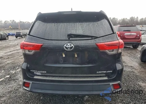 2018 Toyota Highlander Limited from USA, damaged, VIN 5TDDZRFH5JS898554